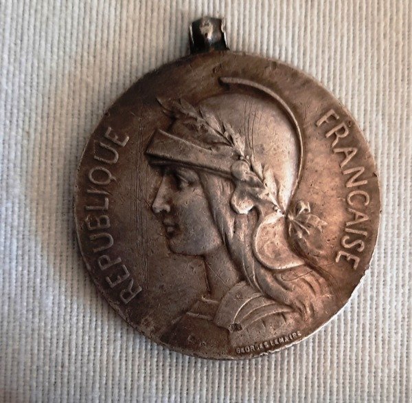 Producto - Medalla De Plata Francesa Coloniale 1893