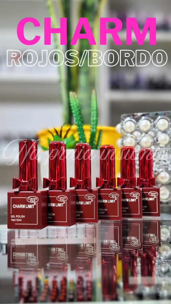 Producto - Charmlimit rojos/bordo