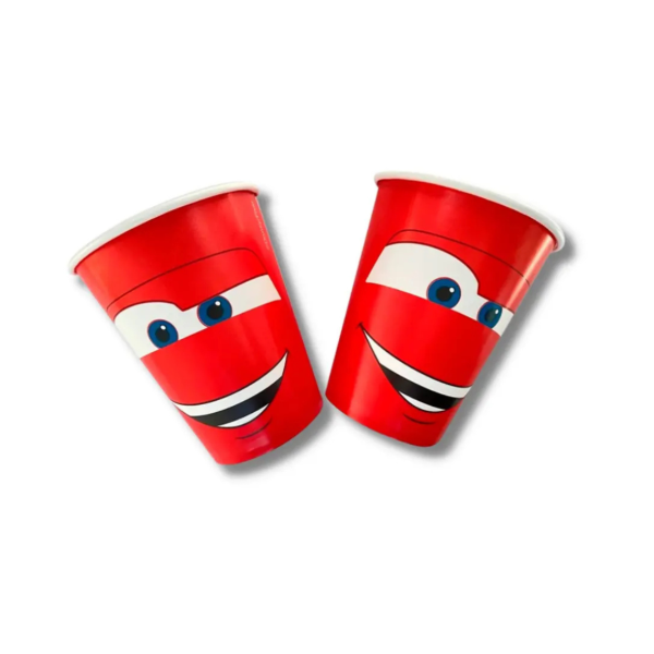 Producto - Vaso x8un CARS