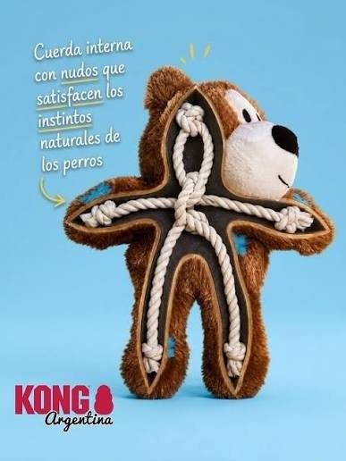 Producto - PELUCHE KONG WILD KNOTS ARG BEAR MD - 3