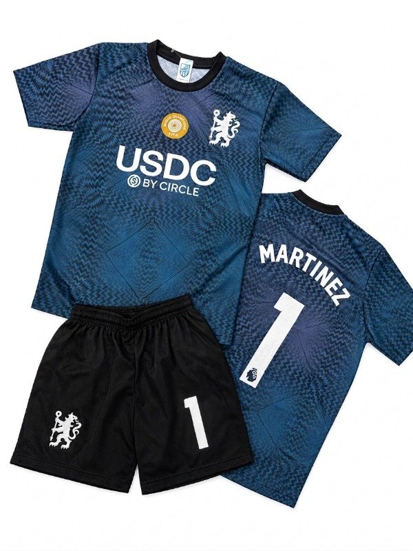 Producto - Conjunto Camiseta y Short Arquero - DIBU MARTINEZ - Chelsea