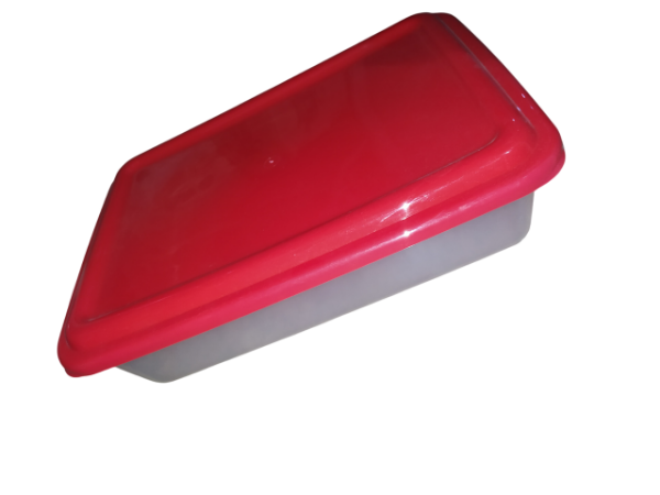 Producto - TAPER  PLASTICO CON TAPA  42cmx31cmx11cm 10lits