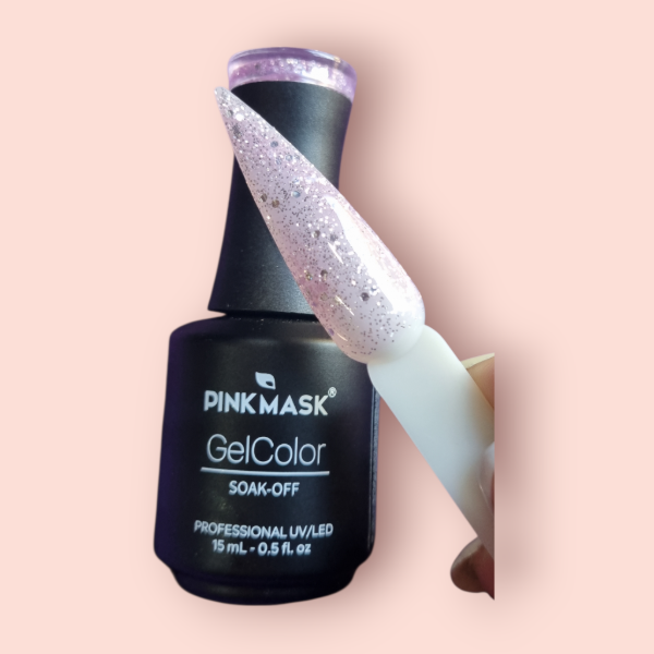 Producto - SEMI GLITTER PINK MASK 636