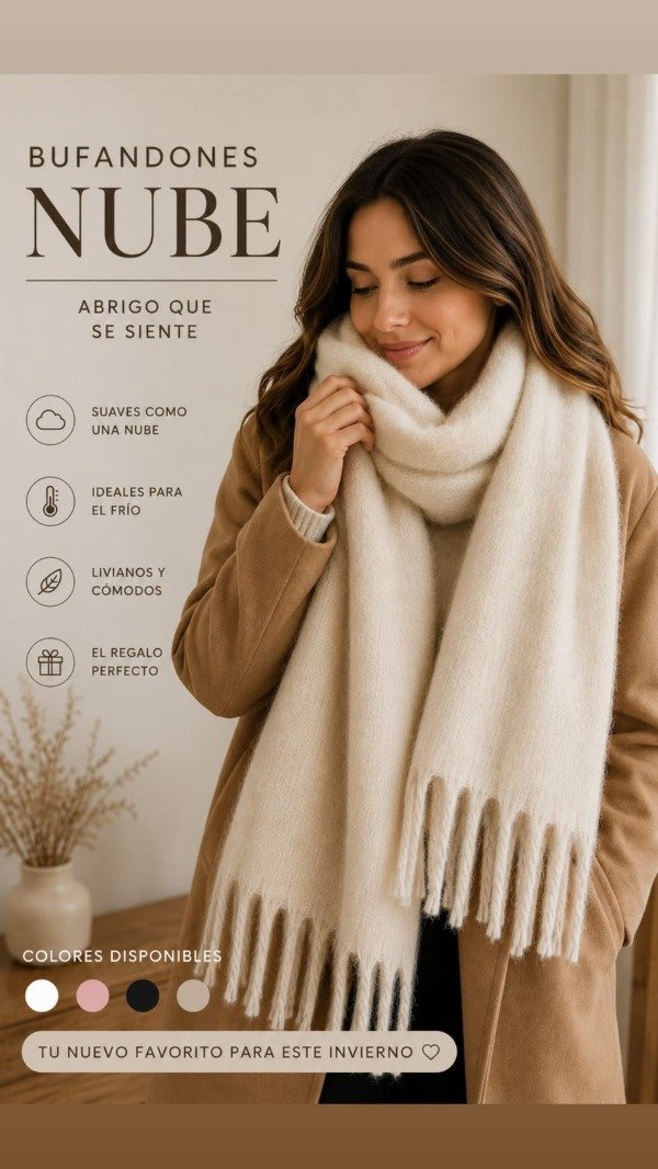 Producto - Bufandon Nube