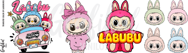 Producto - Transfer Color UV Labubu 005