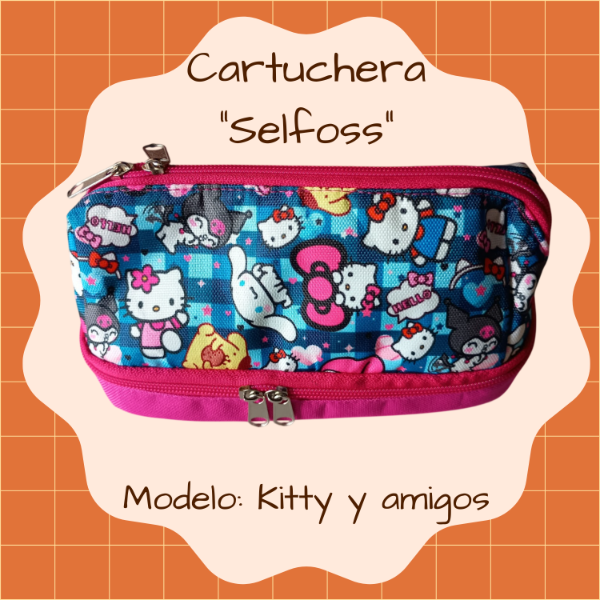 Producto - Cartuchera Selfoss - Modelo "Kitty y amigos"
