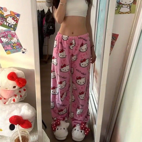 Producto - Pantalon peluche Hello kitty