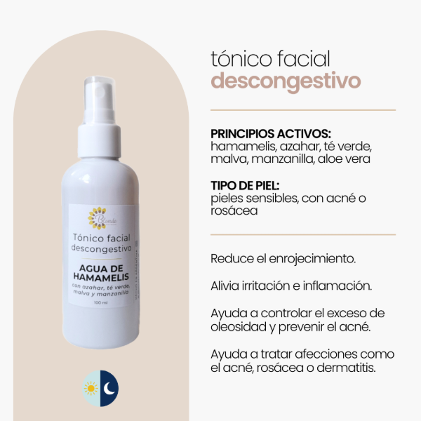 Producto - Tónico facial descongestivo - 1