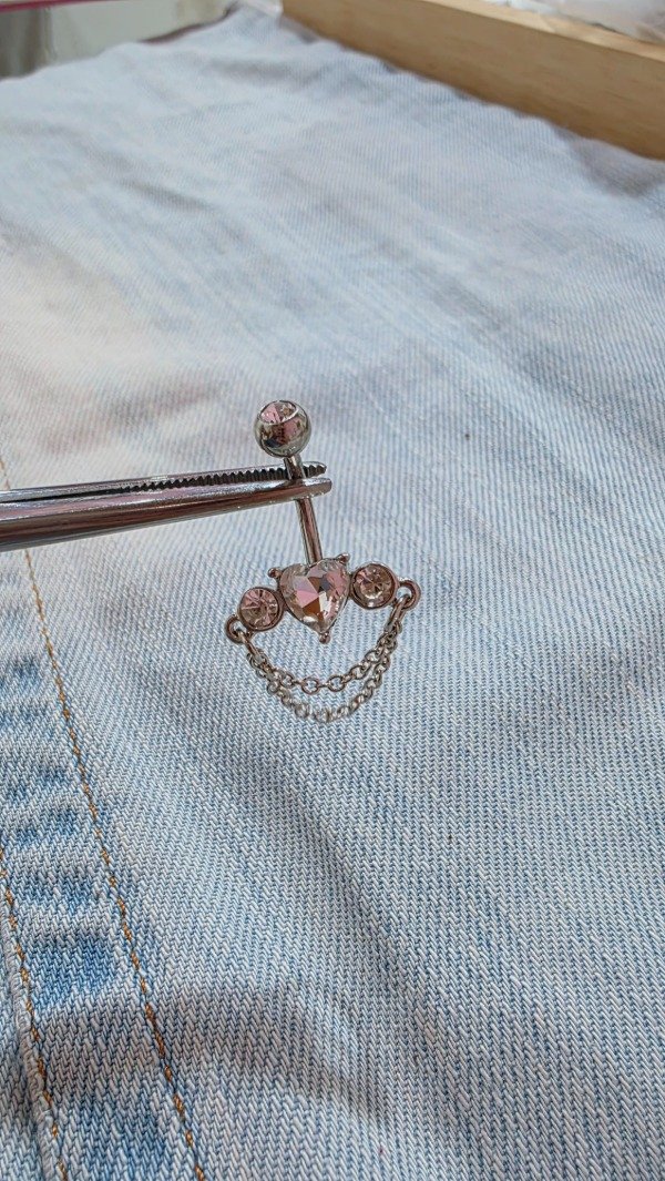 Producto - Piercing corazon cadena