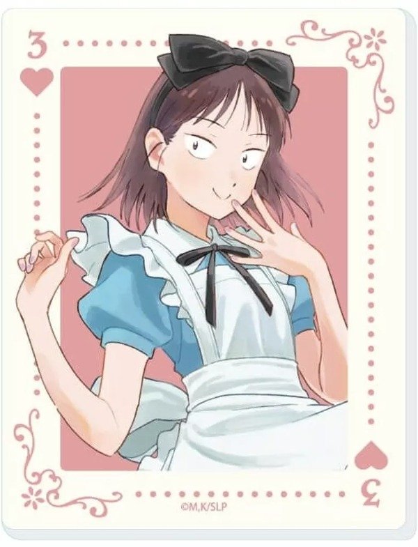 Producto - Iwakura Mitsumi Skip and Loafer Acrylic Card 04. Alice in Wonderland Version.