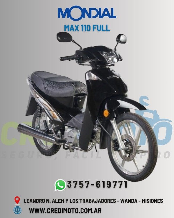 Producto - Mondial Max 110 (Full)