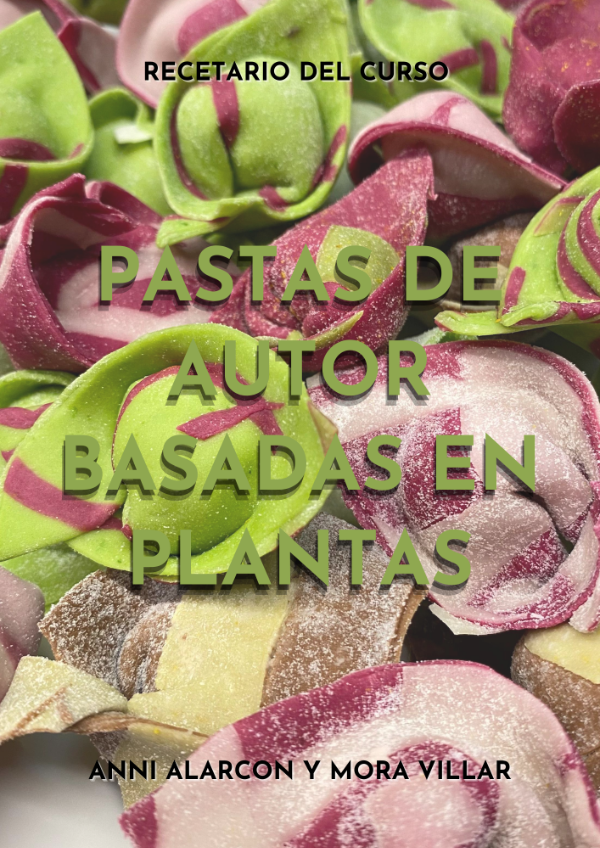 Producto - Recetario de Pastas de autor basadas en plantas