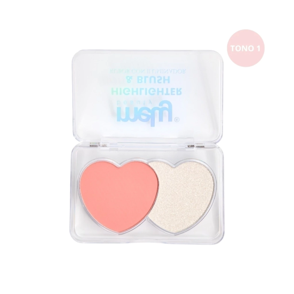 Producto - Iluminador + rubor mely - 1