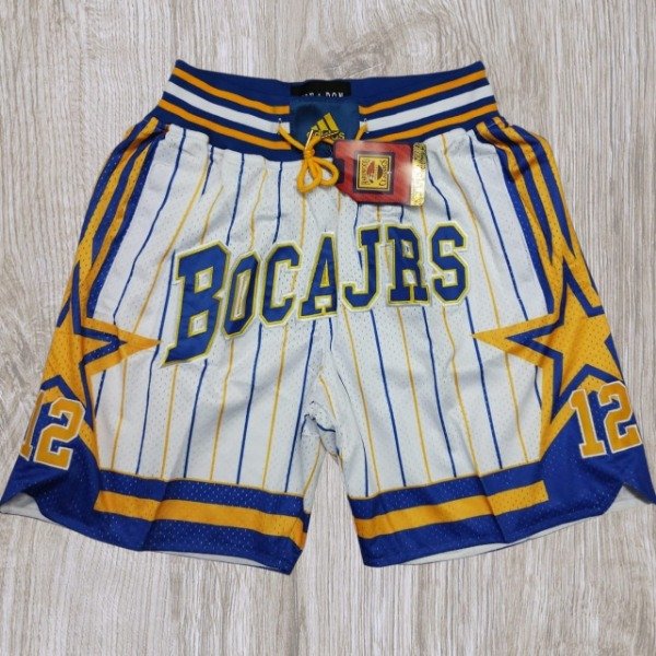 Producto - Bermuda Basket Boca Futbol Local Blanco