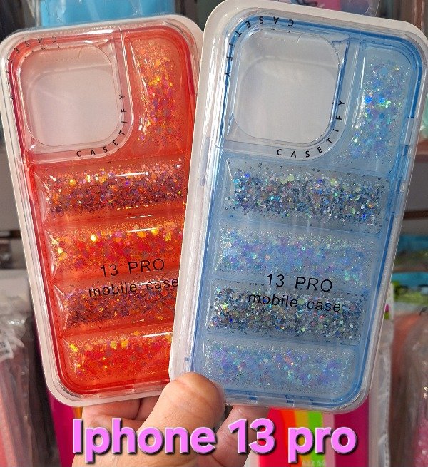 Producto - Fundas puffer brillo. IPhone 13 pro