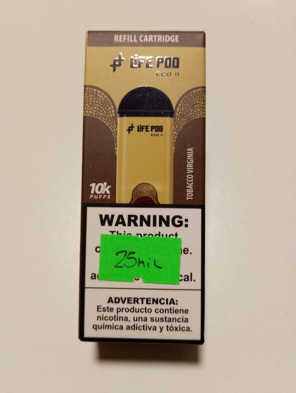 Producto - CARTUCHO "TOBACCO VIRGINIA" 10.000puff - LIFEPOD