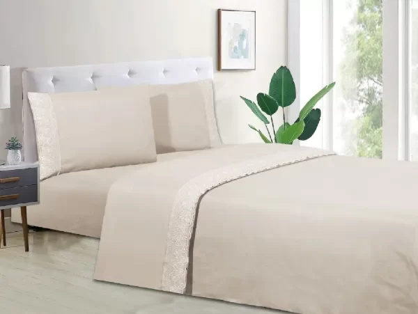 Producto - SABANAS 1000 HILOS QUEEN 2 1/2 SIZE BORDADA BRODERIE COTTON TOUCH - 2