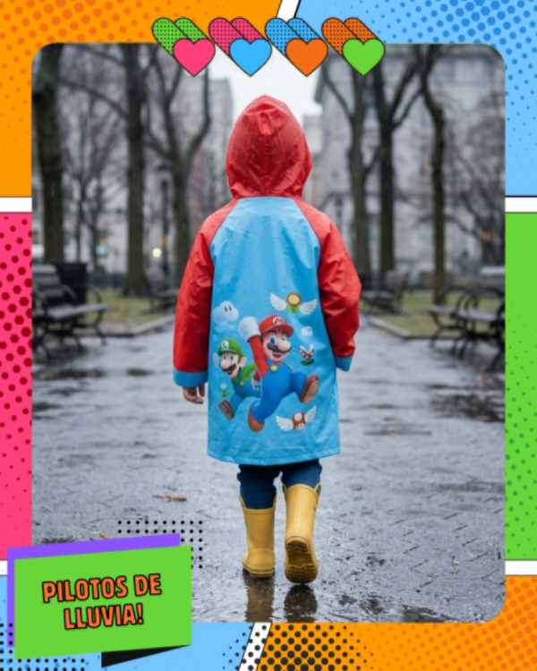 Producto - Piloto de lluvia Mario Bros (alternativo)