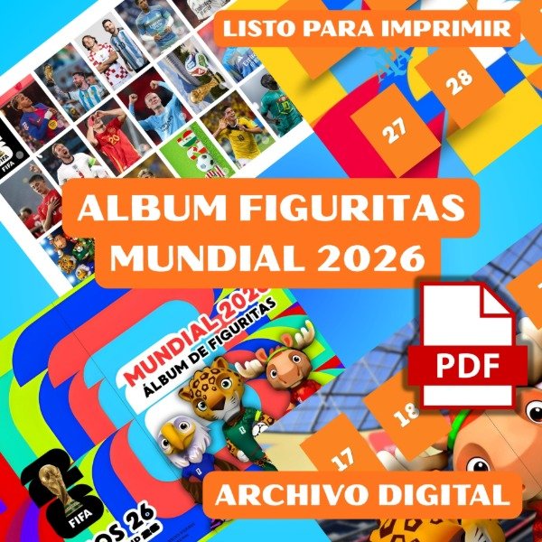 Producto - Album 2026 de figus, + figus + sobres