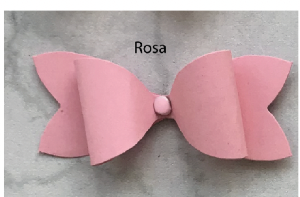 Producto - 25 Moños 3D color "Rosa" chicos san valentin