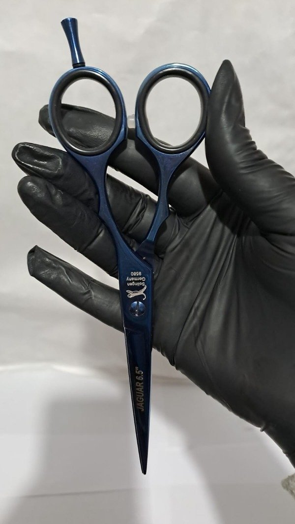 Producto - TIJERA JAGUAR DE CORTE 6.5 AZUL