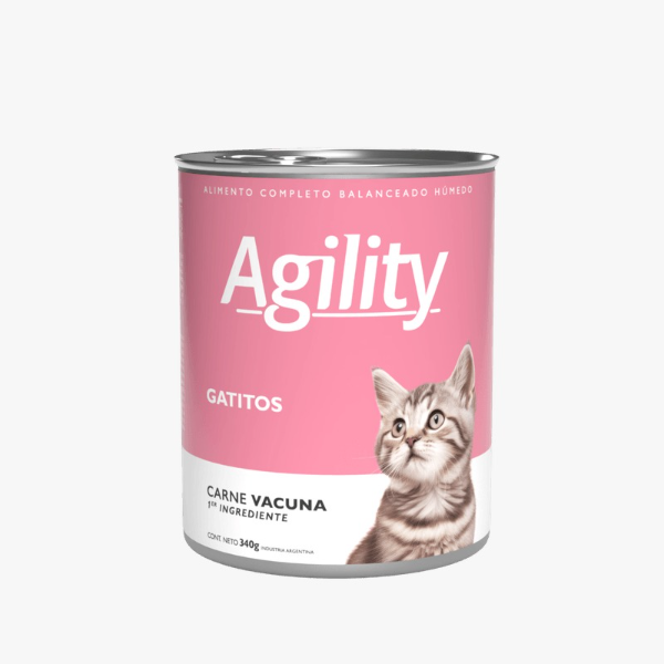 Producto - AGILITY GATO LATA KItten x 340 g.