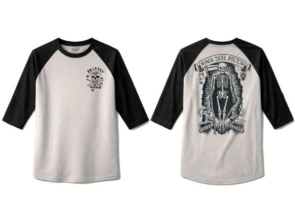 REMERA NUNCA SERE POLICIA X GONZA DUARTE — imagen 3