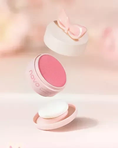 Producto - Rubor En Crema C/esponja Aplicadora Soft Glutinous Novo