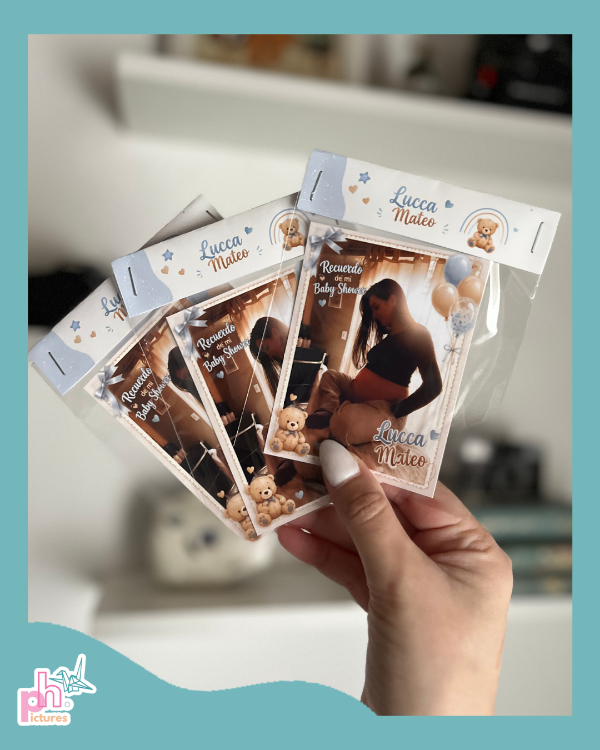 Producto - fotos souvenir - incluye bolsita y cierra bolsa personalizado - 0