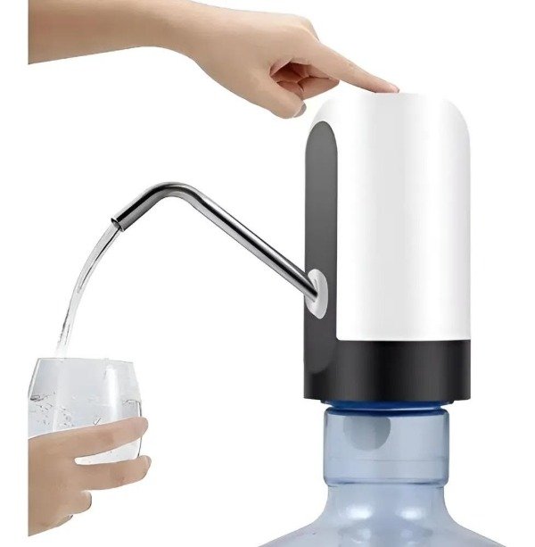 Producto - Bomba Bidones Recargable Usb Color Blanco - 0