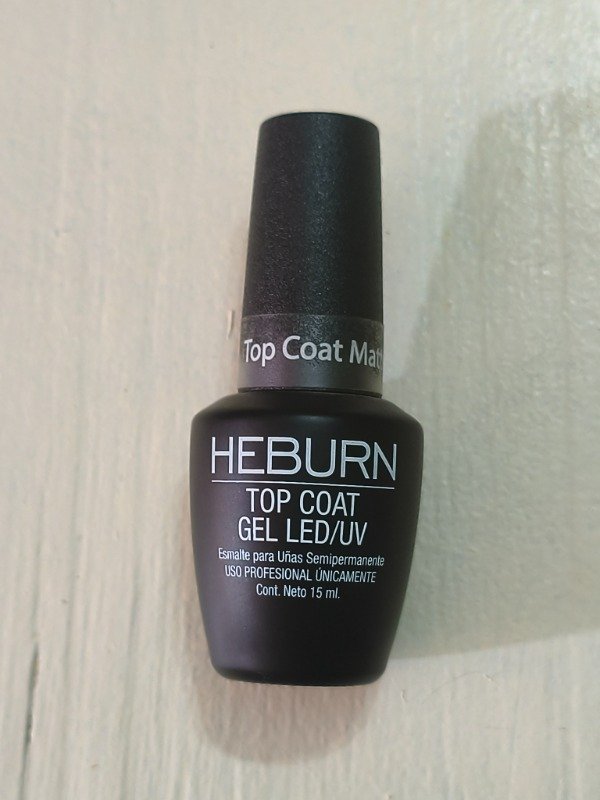 Producto - Top Coat Matte Heburn
