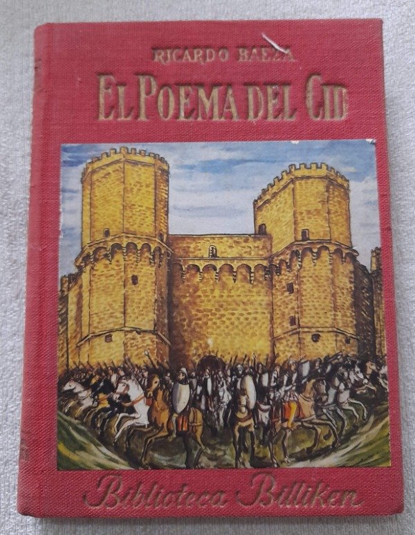 Producto - El Poema Del Cid - Ricardo Baeza - Biblioteca Billiken Roja