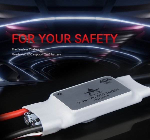 Producto - T-MOTORHOBBY AT40A 2-4S ESC para motores de ala fija Precio en dolares