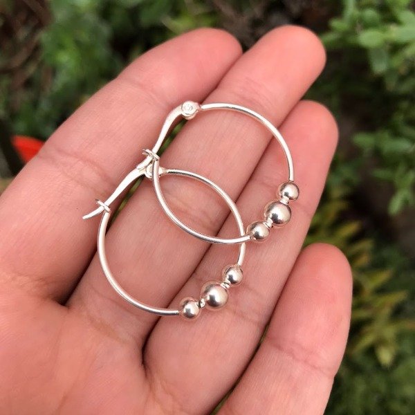 Producto - Aros Argollas Bolitas