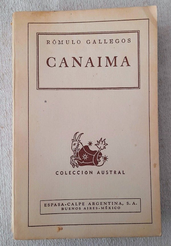 Producto - Canaima - Rómulo Gallegos - Colección Austral - Espasa