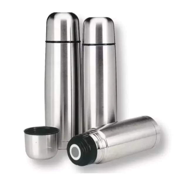 Producto - Termo Bala Acero Inoxidable 1 Lt Color Plateado