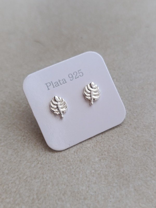 Producto - Aros hojitas plata 925