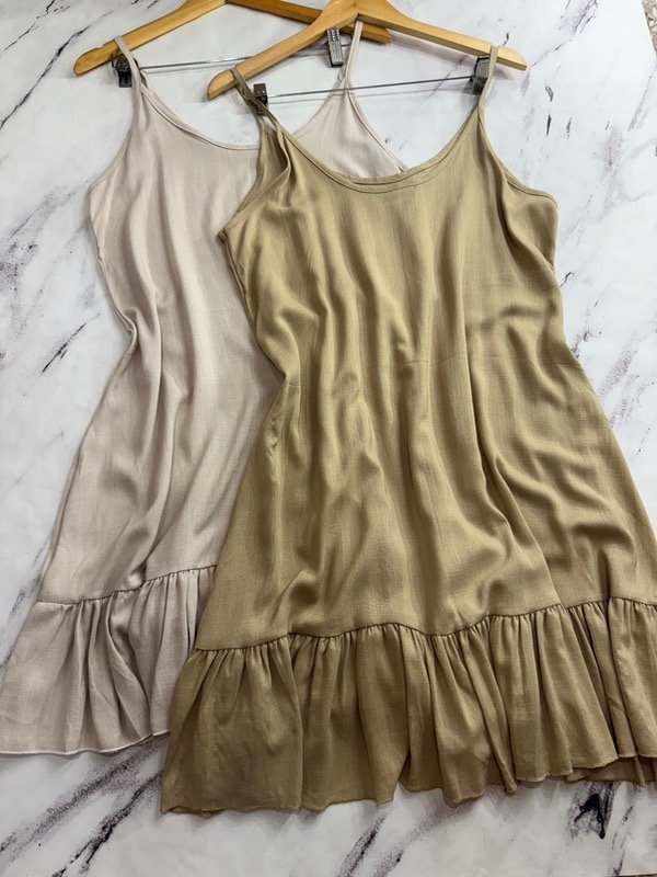 Producto - Vestido lino con vuelos