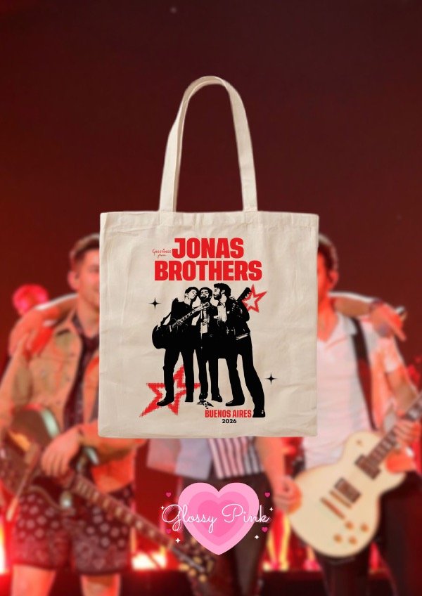 Producto - Tote Bag detalles rojos JB Tour Argentina - DTF