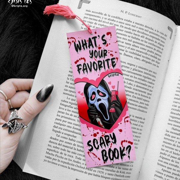 Producto - Señalador de Libro - Ghostface Scream