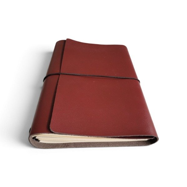 Producto - Midori Cuero A5 (15x21) Bordó - 1