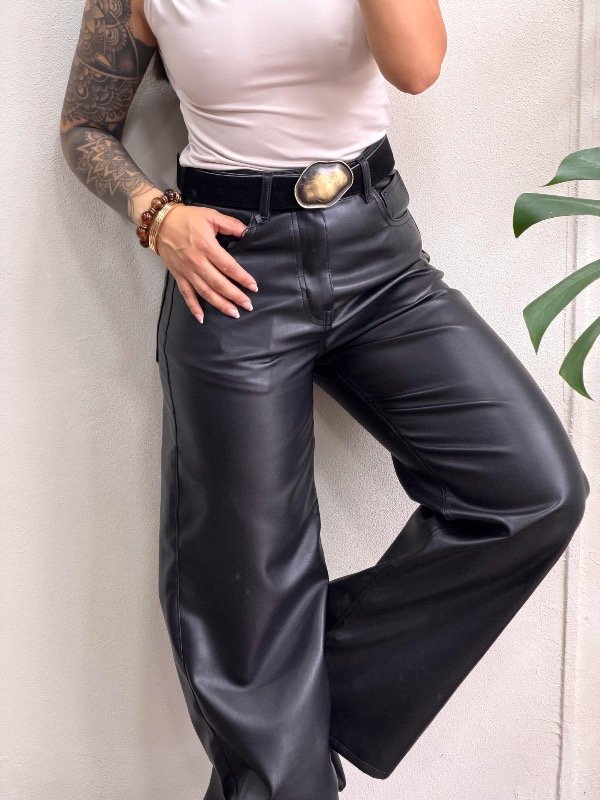 Producto - Wide Leg Eco Cuero Houston