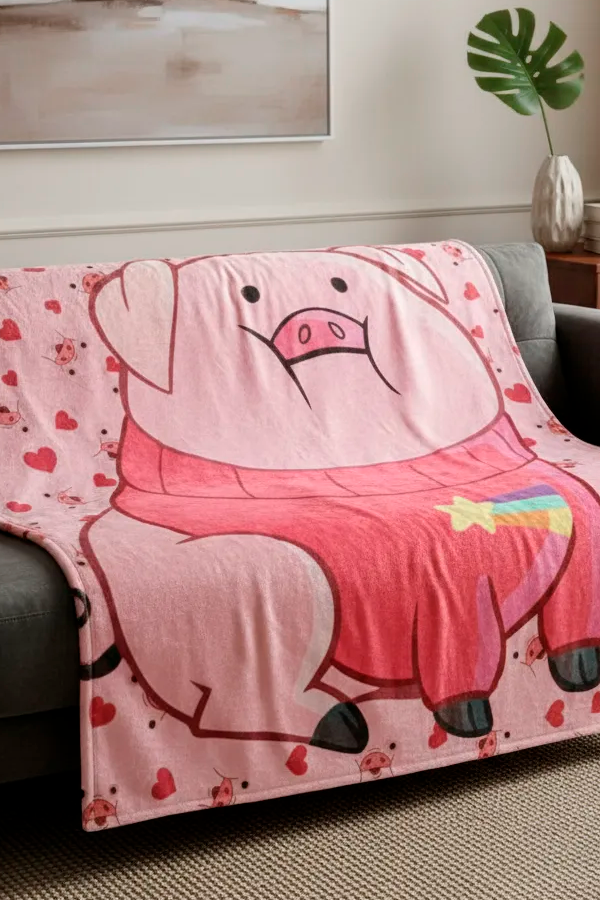 Producto - Manta micropolar Cerdito dos plazas