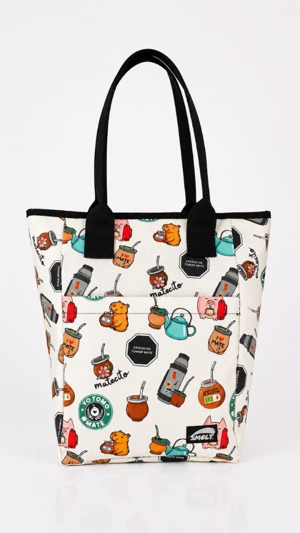 Producto - MATERA TOTE ESTAMPADA MATECITO