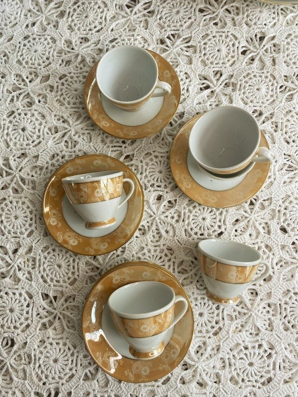 Producto - Juego De Pocillos Cafe Porcelana China X 6