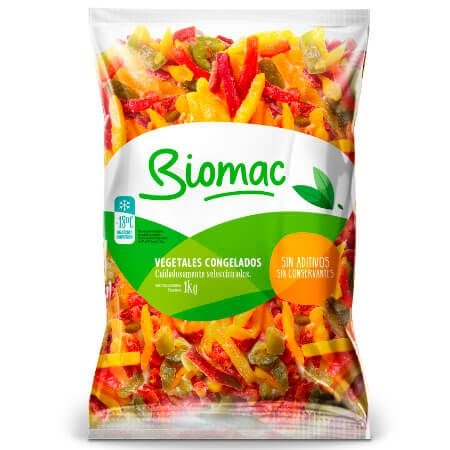Producto - Mix Pimiento tricolor en juliana 1 kg - 0