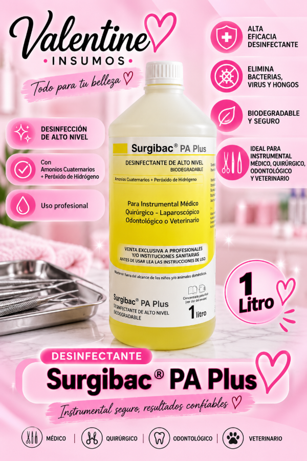 Producto - Desinfectante Surgibac Plus 1 litro - 0