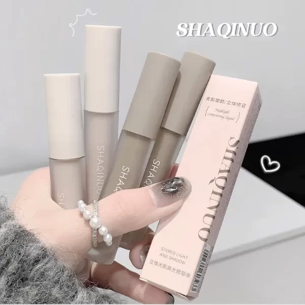 Producto - Iluminador y contorno líquido Shaqinuo "Stereo Light And Shadow"