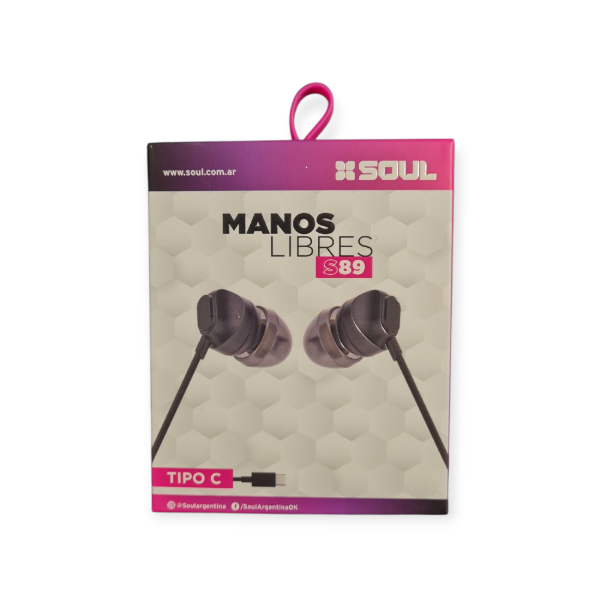 Producto - Auricular manos libres SOUL S89 color negro