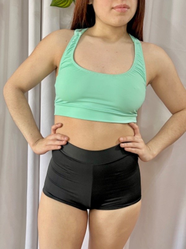 Producto - Top Canela Verde Agua OUTLET